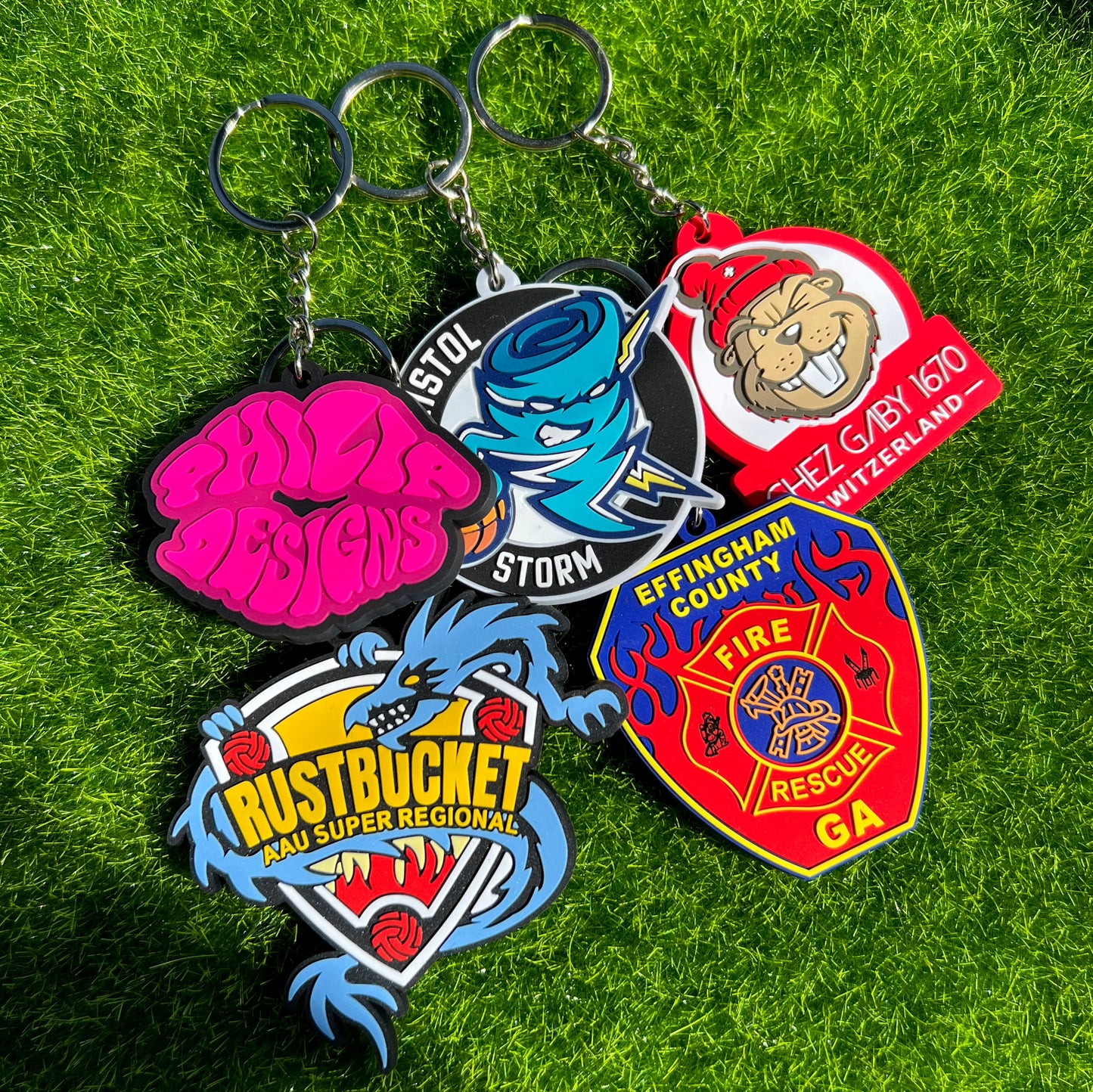 Custom 3D PVC Keychains