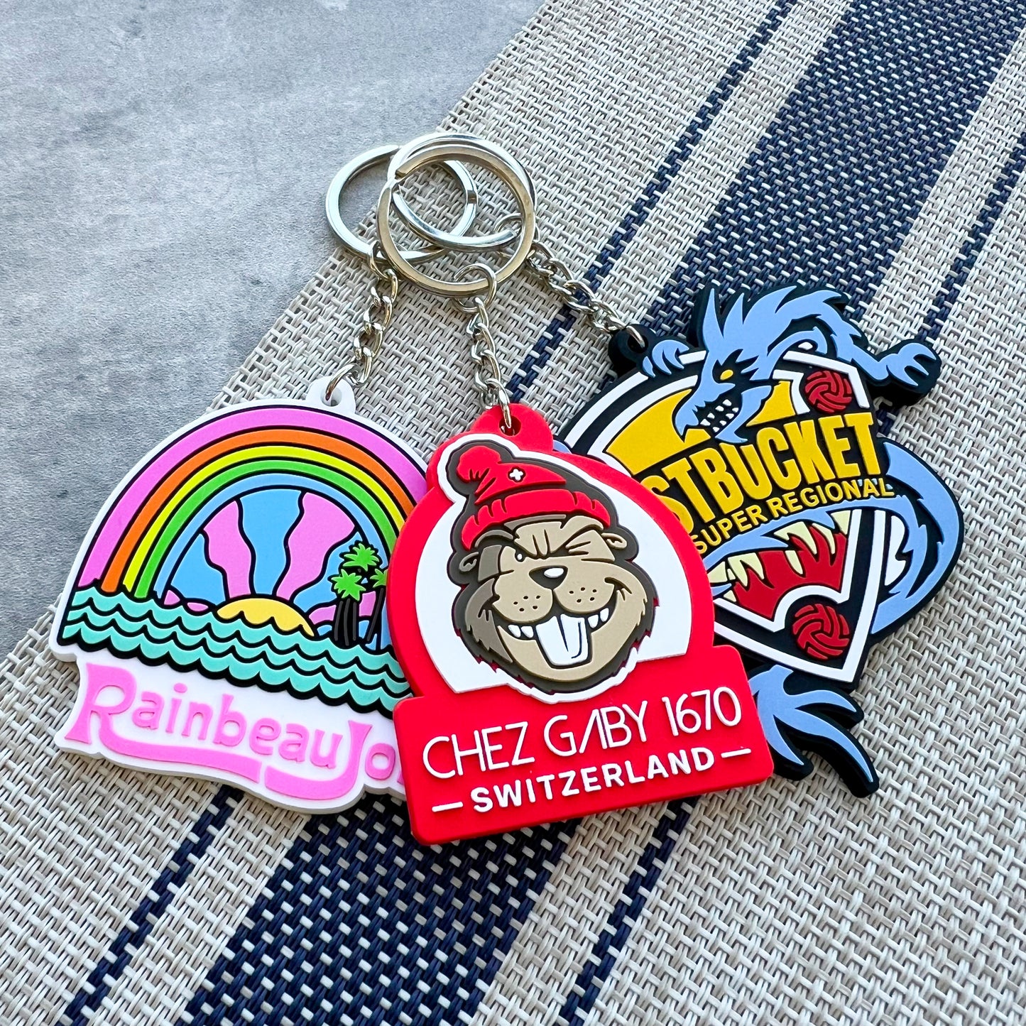 Custom 3D PVC Keychains