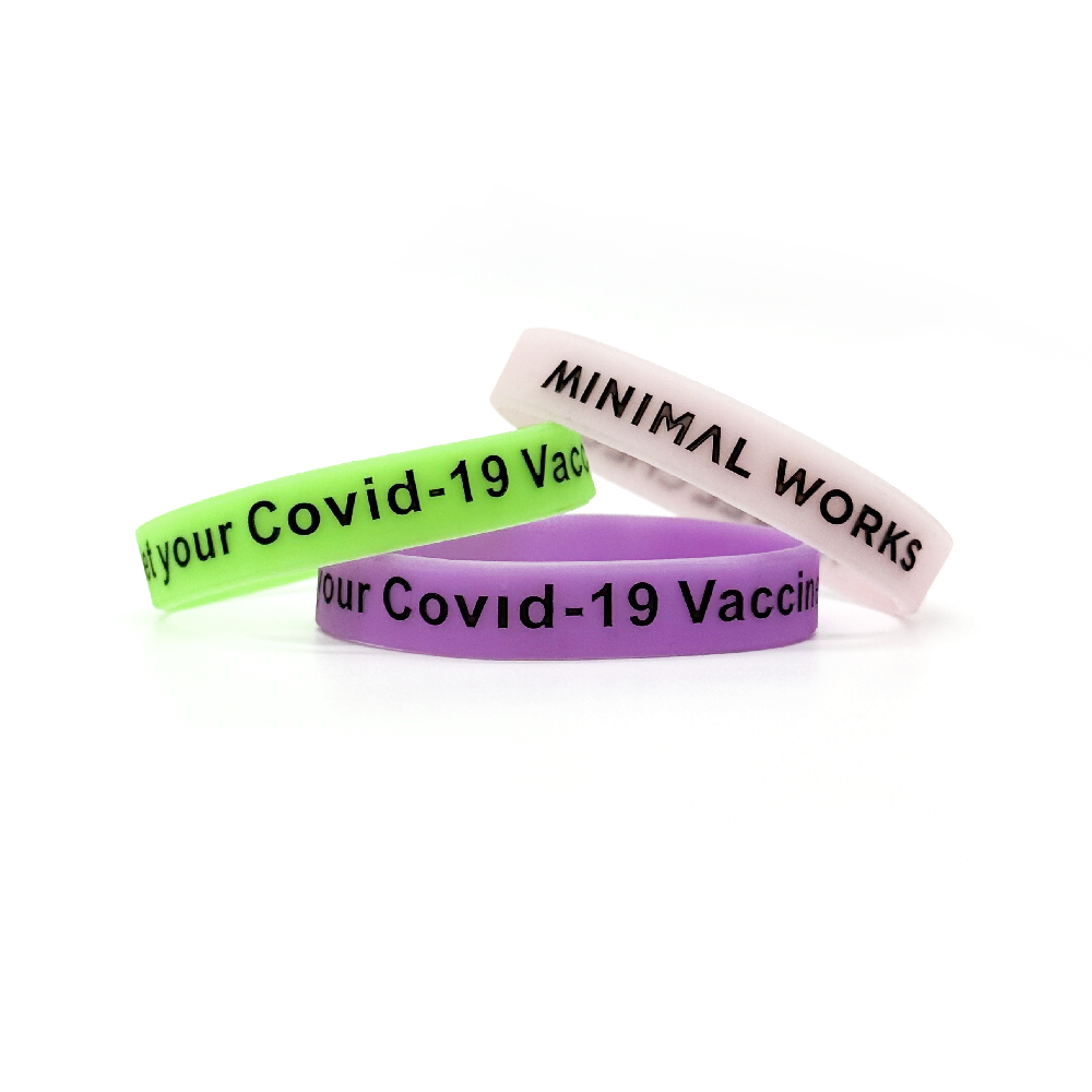Colorfilled Silicone Wristband
