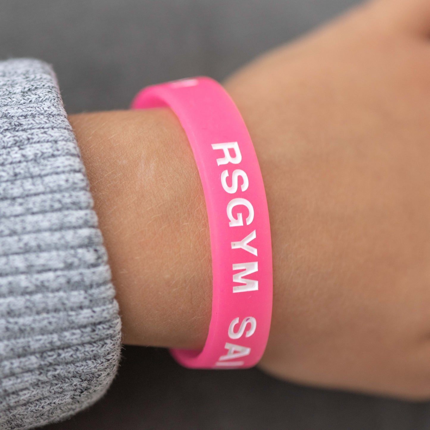 Colorfilled Silicone Wristband